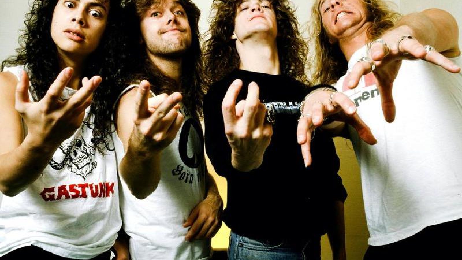 Metallica In Photo Session At A Hotel